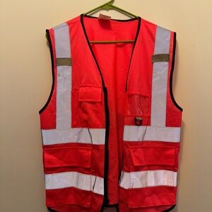 Neon Pink Safety Vest Small